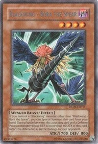 Blackwing - Bora the Spear (Blue) [DL09-EN011] Rare | Shuffle n Cut Hobbies & Games