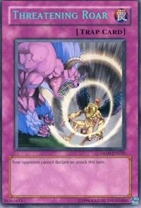 Threatening Roar (Blue) [DL09-EN020] Rare | Shuffle n Cut Hobbies & Games