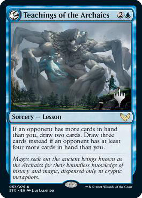 Teachings of the Archaics (Promo Pack) [Strixhaven: School of Mages Promos] | Shuffle n Cut Hobbies & Games