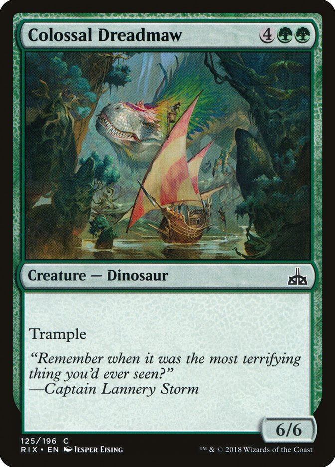 Colossal Dreadmaw [Rivals of Ixalan] | Shuffle n Cut Hobbies & Games