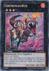 Grenosaurus [SP13-EN022] Starfoil Rare | Shuffle n Cut Hobbies & Games