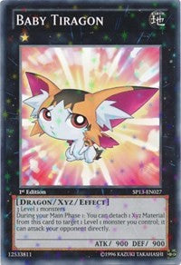 Baby Tiragon [SP13-EN027] Starfoil Rare | Shuffle n Cut Hobbies & Games