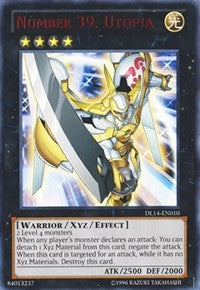 Number 39: Utopia (Red) [DL14-EN010] Rare | Shuffle n Cut Hobbies & Games