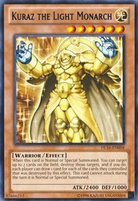 Kuraz the Light Monarch (Blue) [DL16-EN004] Rare | Shuffle n Cut Hobbies & Games