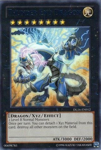 Thunder End Dragon (Blue) [DL16-EN012] Rare | Shuffle n Cut Hobbies & Games