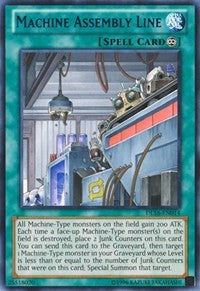 Machine Assembly Line (Blue) [DL16-EN014] Rare | Shuffle n Cut Hobbies & Games