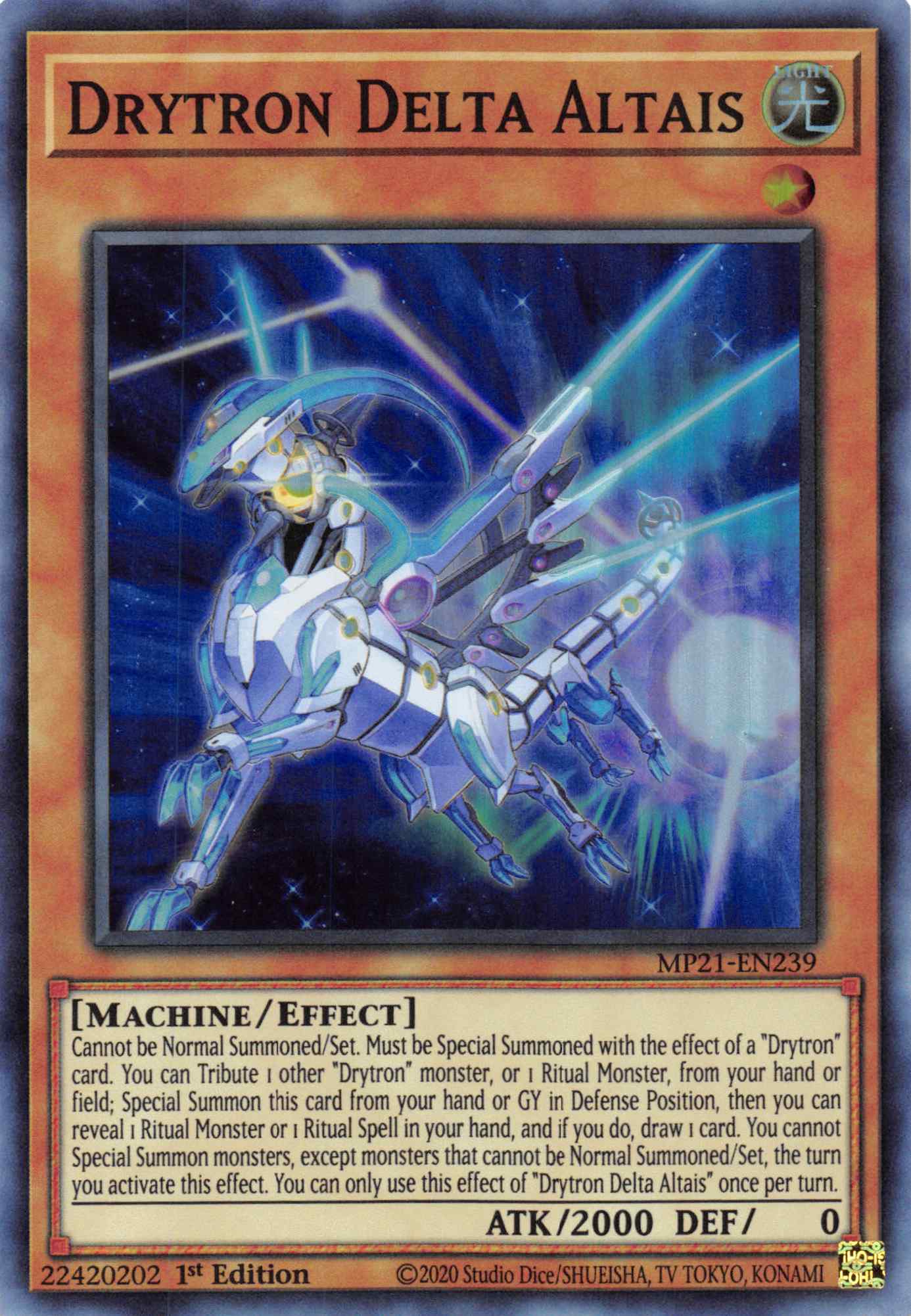 Drytron Delta Altais [MP21-EN239] Super Rare | Shuffle n Cut Hobbies & Games