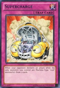Supercharge (Blue) [DL16-EN018] Rare | Shuffle n Cut Hobbies & Games