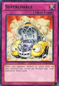 Supercharge (Green) [DL16-EN018] Rare | Shuffle n Cut Hobbies & Games