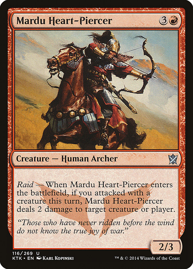 Mardu Heart-Piercer [Khans of Tarkir] | Shuffle n Cut Hobbies & Games