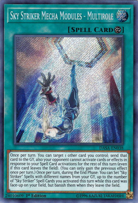 Sky Striker Mecha Modules - Multirole [DASA-EN038] Secret Rare | Shuffle n Cut Hobbies & Games
