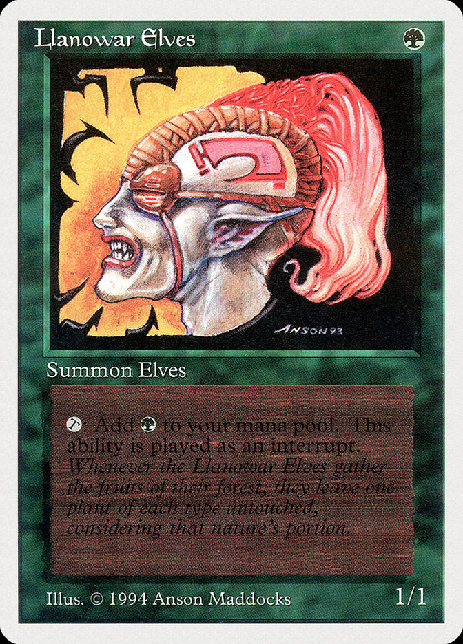 Llanowar Elves [Summer Magic / Edgar] | Shuffle n Cut Hobbies & Games