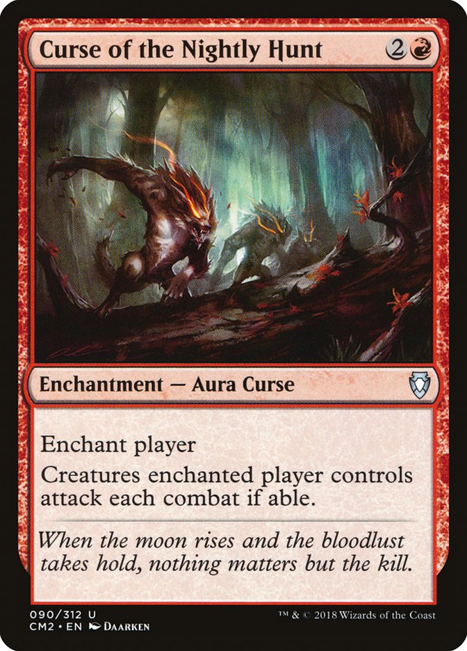 Curse of the Nightly Hunt [Commander Anthology Volume II] | Shuffle n Cut Hobbies & Games