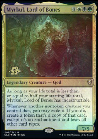 Myrkul, Lord of Bones [Commander Legends: Battle for Baldur's Gate Prerelease Promos] | Shuffle n Cut Hobbies & Games