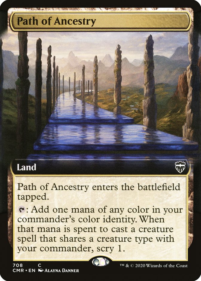 Path of Ancestry (Extended Art) [Commander Legends] | Shuffle n Cut Hobbies & Games