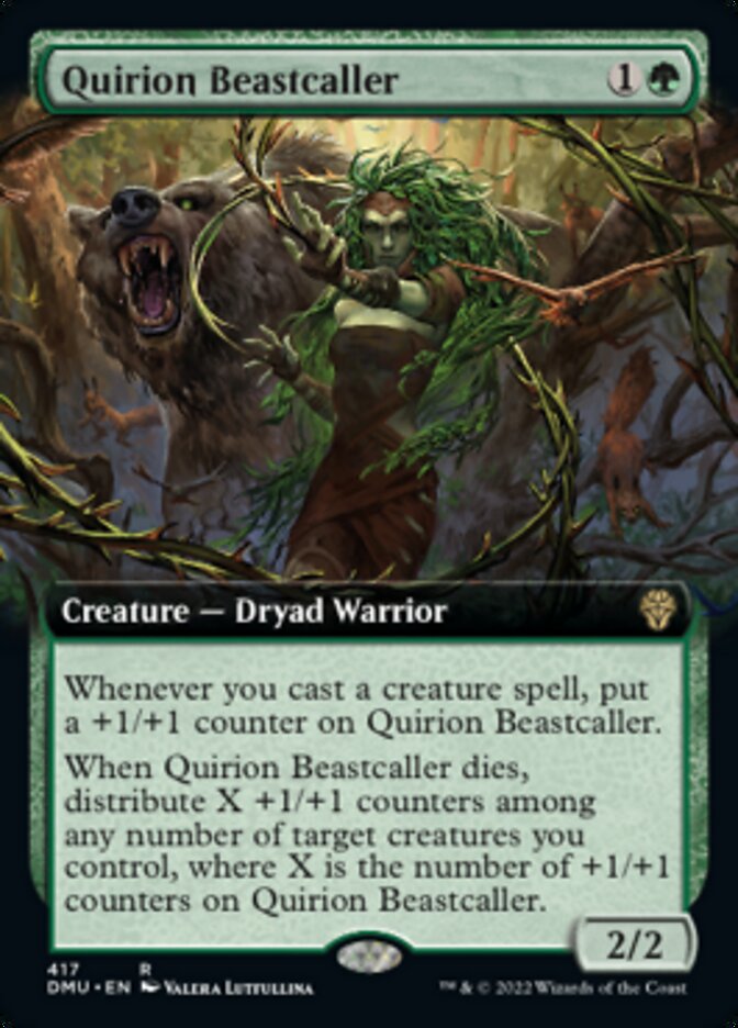 Quirion Beastcaller (Extended Art) [Dominaria United] | Shuffle n Cut Hobbies & Games