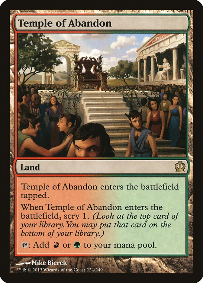 Temple of Abandon [Theros] | Shuffle n Cut Hobbies & Games