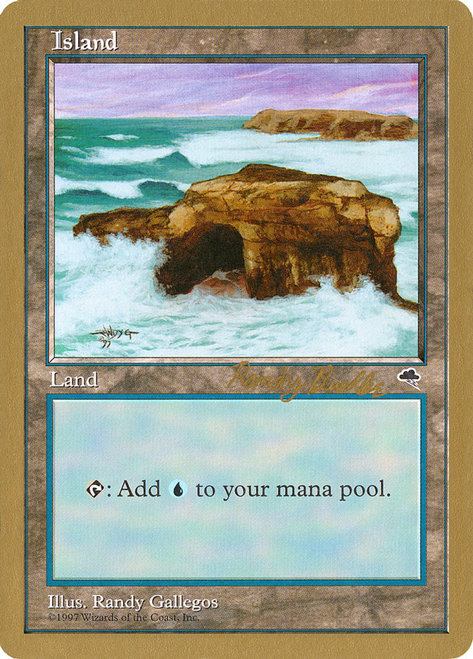 Island (rb336) (Randy Buehler) [World Championship Decks 1998] | Shuffle n Cut Hobbies & Games