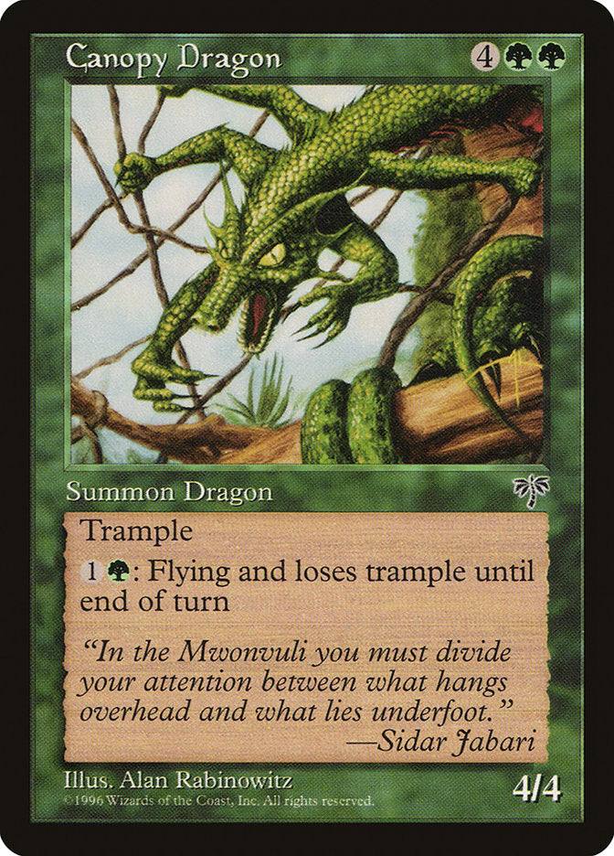 Canopy Dragon [Mirage] | Shuffle n Cut Hobbies & Games