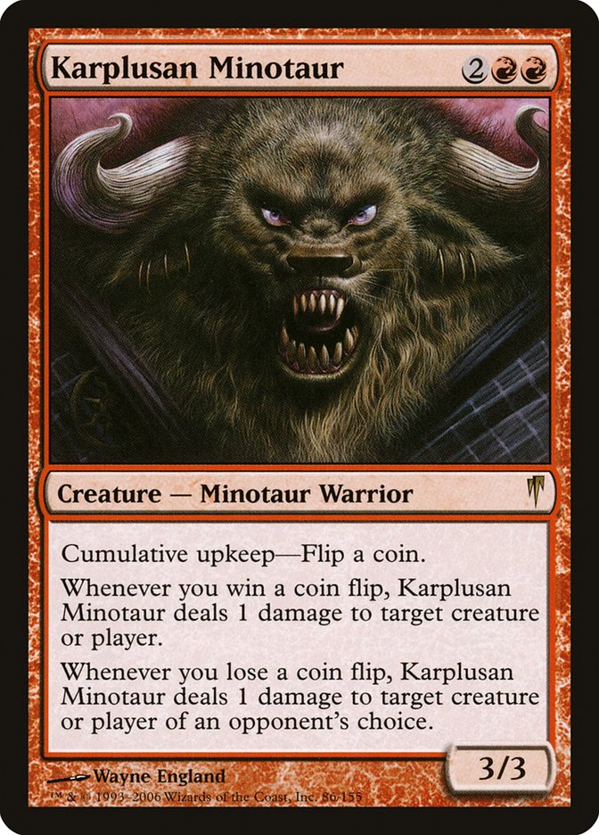 Karplusan Minotaur [Coldsnap] | Shuffle n Cut Hobbies & Games