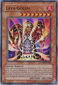 Lava Golem [RP02-EN082] Super Rare | Shuffle n Cut Hobbies & Games