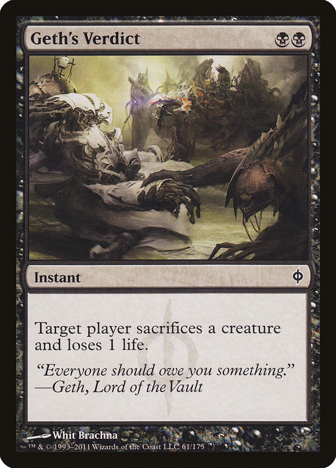 Geth's Verdict [New Phyrexia] | Shuffle n Cut Hobbies & Games