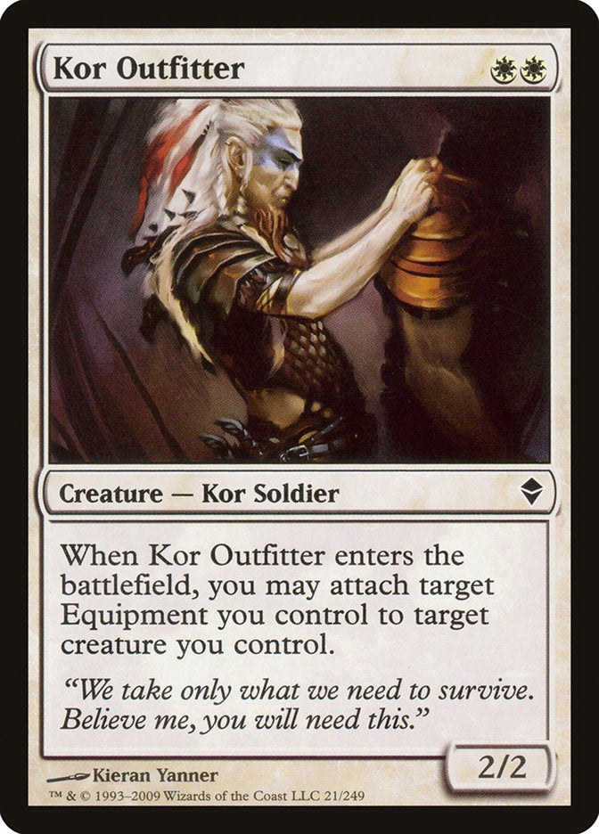 Kor Outfitter [Zendikar] | Shuffle n Cut Hobbies & Games