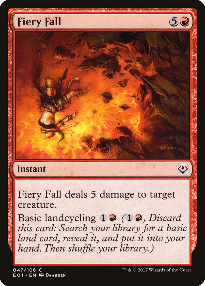 Fiery Fall [Archenemy: Nicol Bolas] | Shuffle n Cut Hobbies & Games