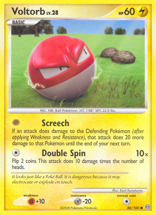 Voltorb (80/100) [Diamond & Pearl: Stormfront] | Shuffle n Cut Hobbies & Games