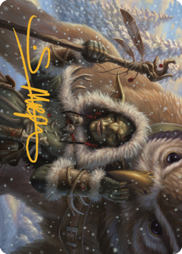 Owlbear Shepherd Art Card (Gold-Stamped Signature) [Commander Legends: Battle for Baldur's Gate Art Series] | Shuffle n Cut Hobbies & Games