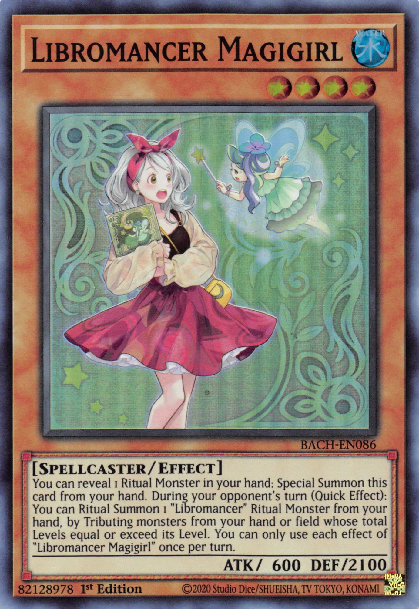 Libromancer Magigirl [BACH-EN086] Super Rare | Shuffle n Cut Hobbies & Games