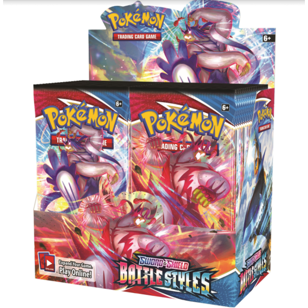 Pokemon TCG - Booster Box: Sword & Shield Battle Styles | Shuffle n Cut Hobbies & Games