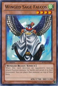 Winged Sage Falcos [BPW2-EN007] Common | Shuffle n Cut Hobbies & Games