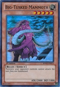 Big-Tusked Mammoth [BPW2-EN013] Super Rare | Shuffle n Cut Hobbies & Games