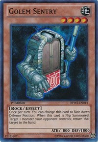 Golem Sentry [BPW2-EN014] Super Rare | Shuffle n Cut Hobbies & Games