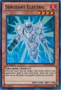 Sergeant Electro [BPW2-EN043] Super Rare | Shuffle n Cut Hobbies & Games