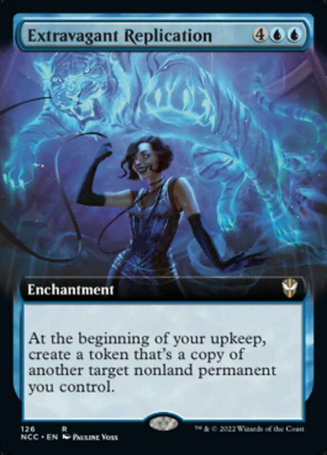 Extravagant Replication (Extended Art) [Streets of New Capenna Commander] | Shuffle n Cut Hobbies & Games