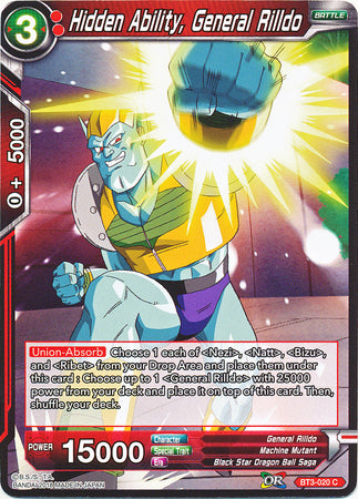 Hidden Ability, General Rilldo [BT3-020] | Shuffle n Cut Hobbies & Games