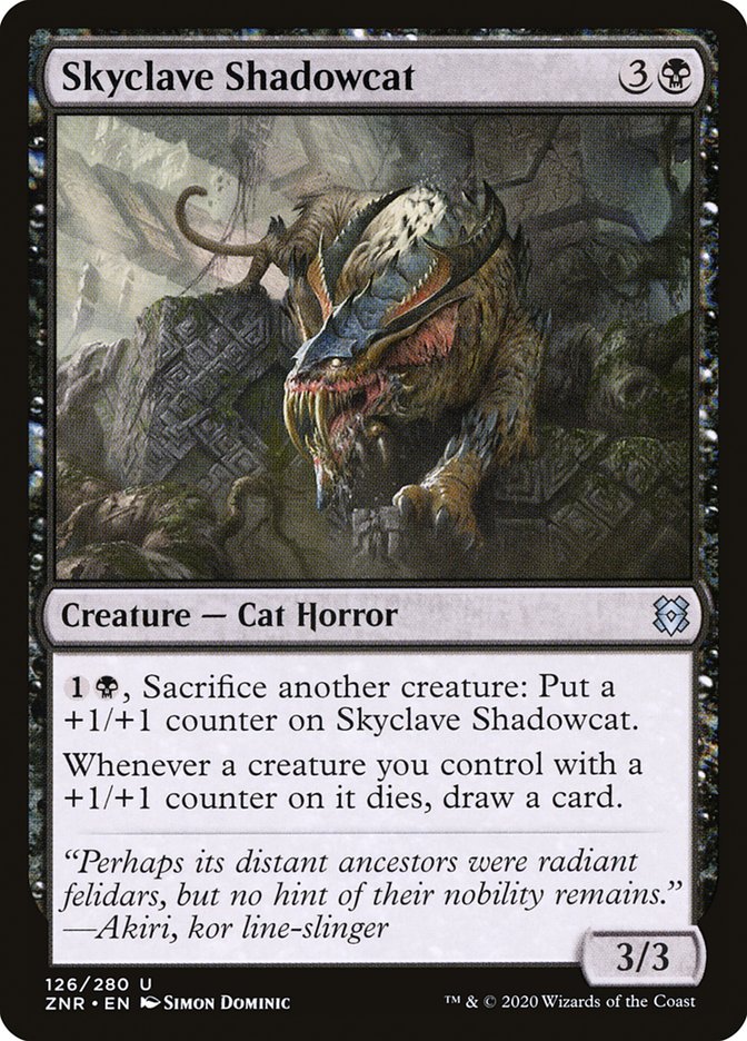 Skyclave Shadowcat [Zendikar Rising] | Shuffle n Cut Hobbies & Games