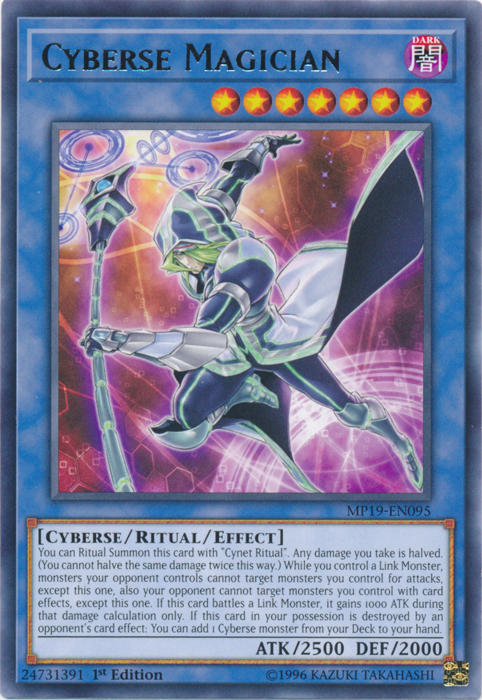 Cyberse Magician [MP19-EN095] Rare | Shuffle n Cut Hobbies & Games