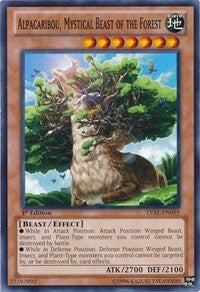 Alpacaribou, Mystical Beast of the Forest [LVAL-EN095] Common | Shuffle n Cut Hobbies & Games