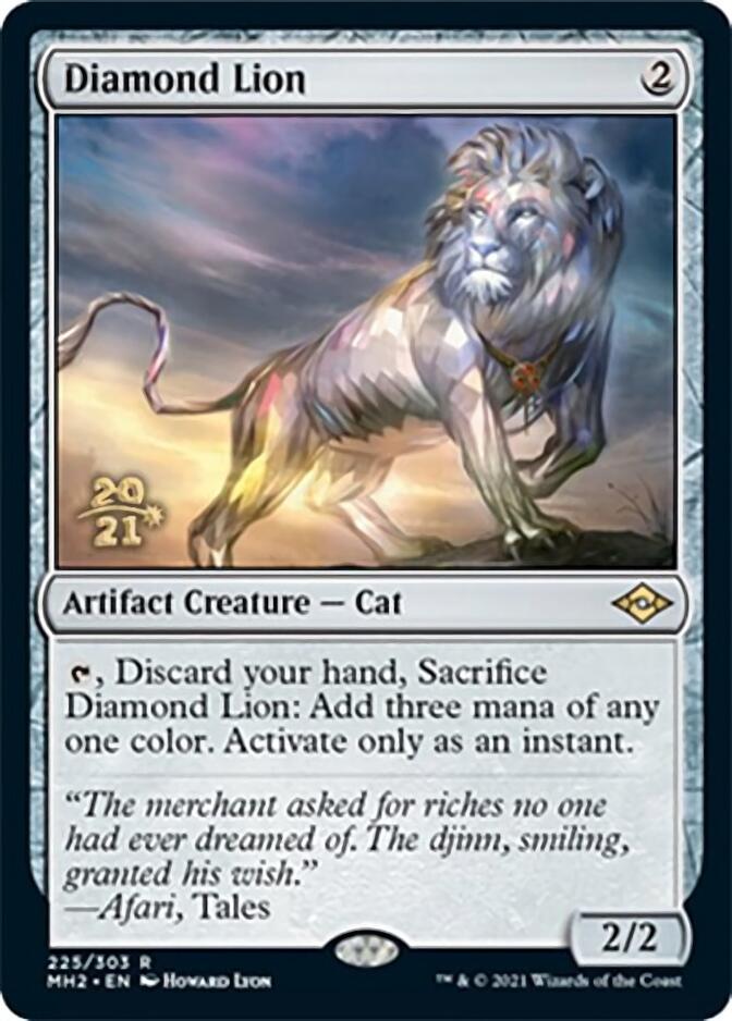 Diamond Lion [Modern Horizons 2 Prerelease Promos] | Shuffle n Cut Hobbies & Games