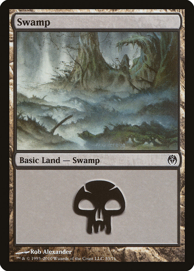 Swamp (33) [Duel Decks: Phyrexia vs. the Coalition] | Shuffle n Cut Hobbies & Games