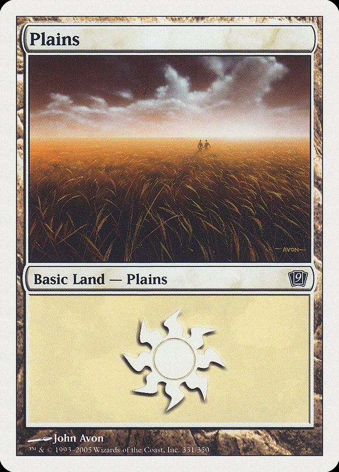 Plains (331) [Ninth Edition] | Shuffle n Cut Hobbies & Games