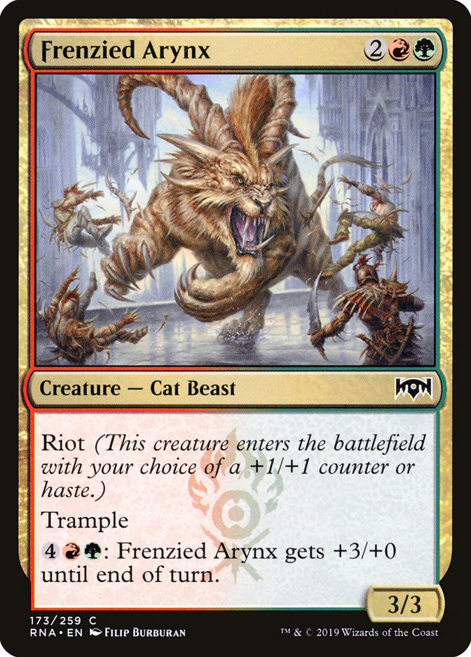 Frenzied Arynx [Ravnica Allegiance] | Shuffle n Cut Hobbies & Games