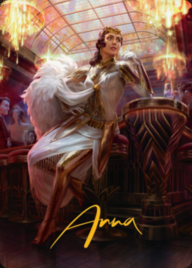 Elspeth Resplendent 1 Art Card (Gold-Stamped Signature) [Streets of New Capenna Art Series] | Shuffle n Cut Hobbies & Games