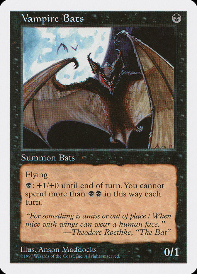 Vampire Bats [Fifth Edition] | Shuffle n Cut Hobbies & Games