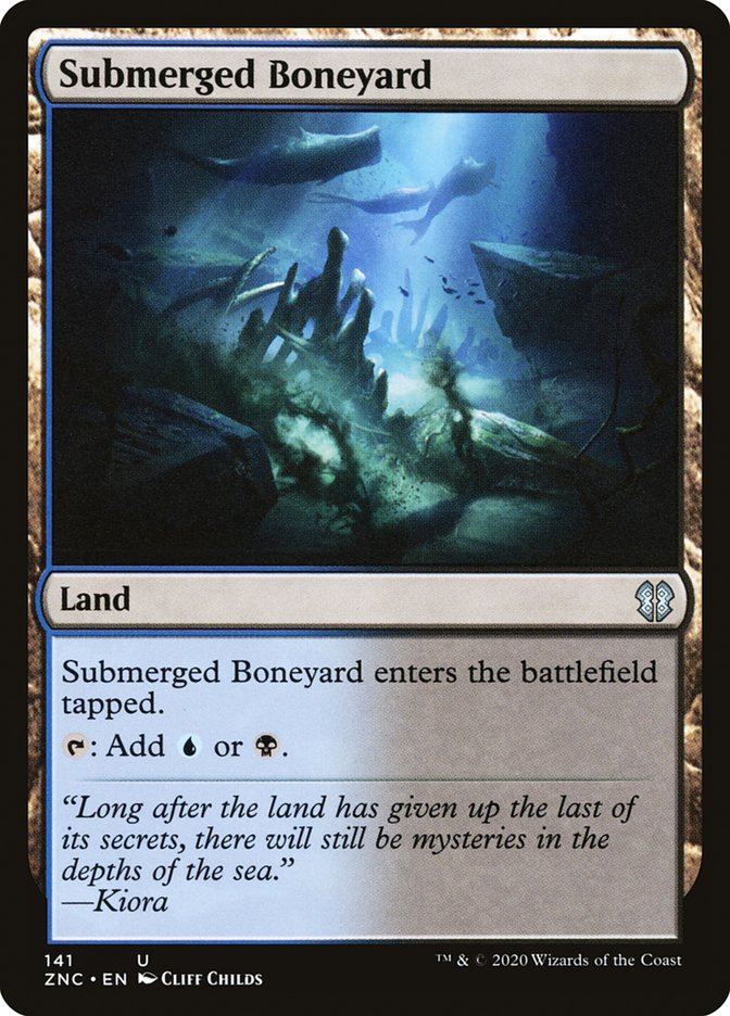 Submerged Boneyard [Zendikar Rising Commander] | Shuffle n Cut Hobbies & Games