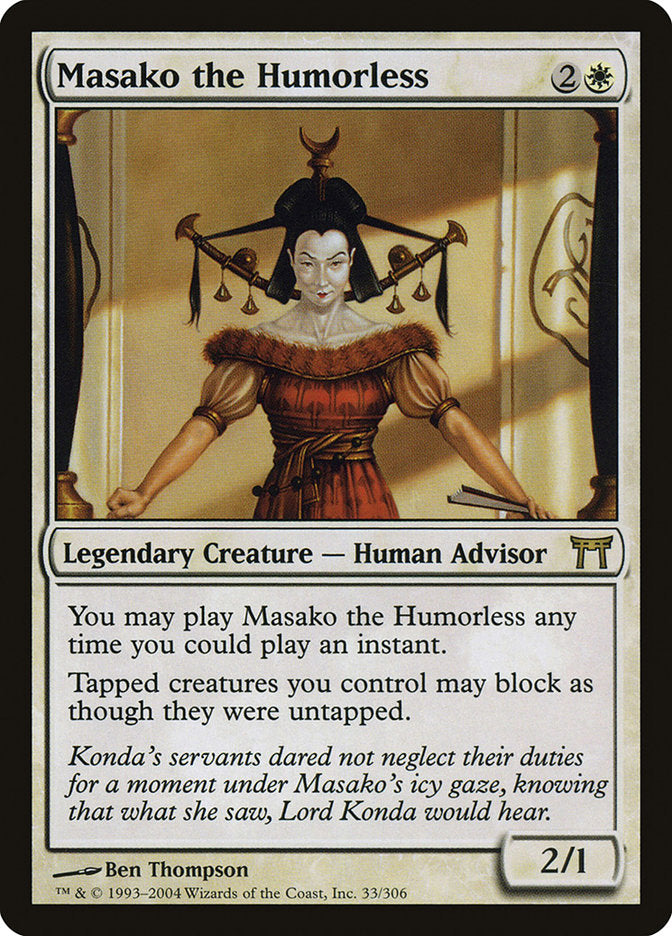 Masako the Humorless [Champions of Kamigawa] | Shuffle n Cut Hobbies & Games