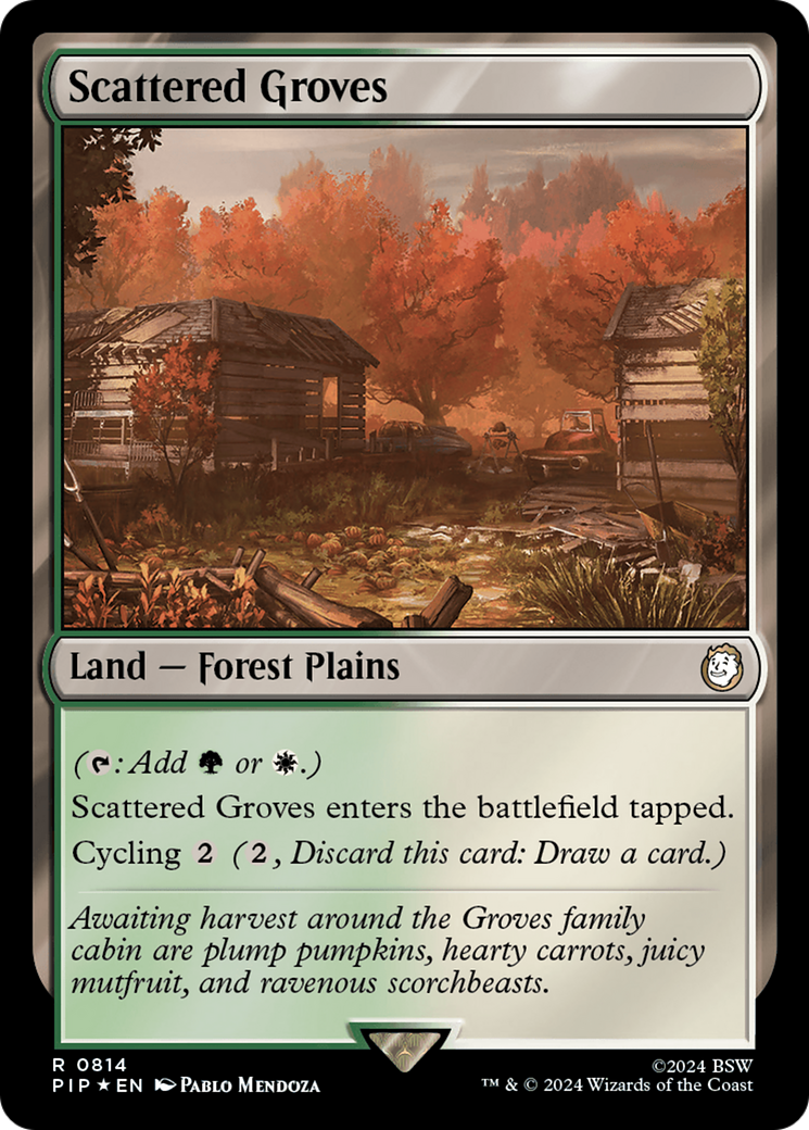 Scattered Groves (Surge Foil) [Fallout] | Shuffle n Cut Hobbies & Games